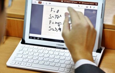 Tablet computers during math lessons may help increase the quality of teaching
